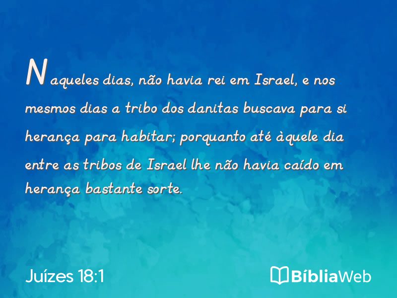 Juízes 18:1 em imagem para compartilhar