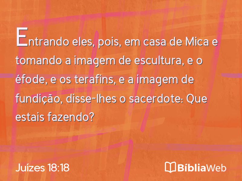 Juízes 18:18 em imagem para compartilhar