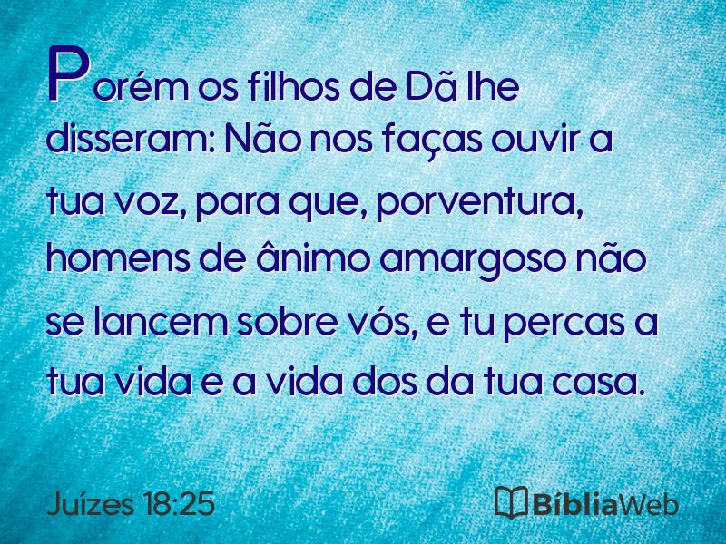 Juízes 18:25 em imagem para compartilhar