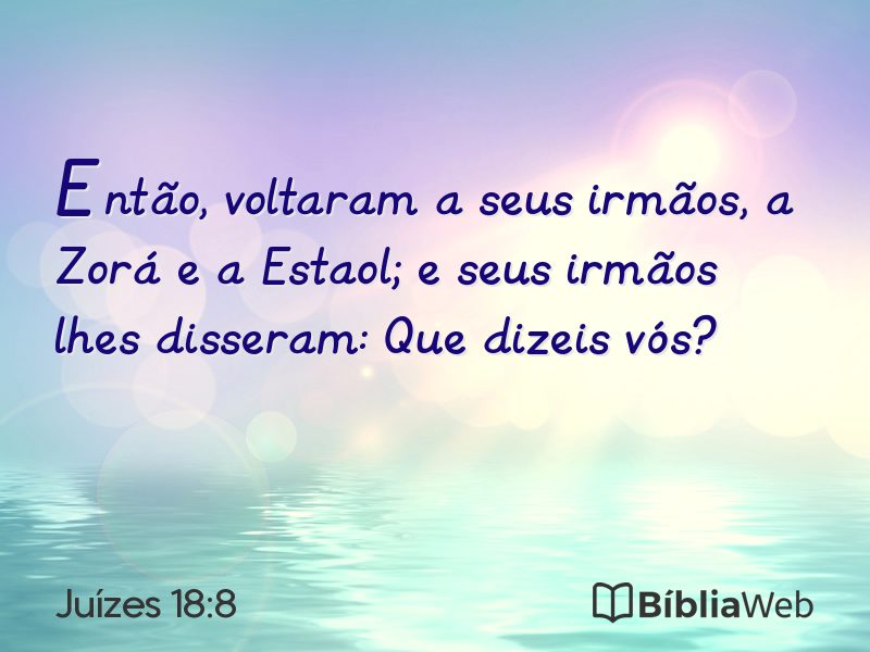Juízes 18:8 em imagem para compartilhar