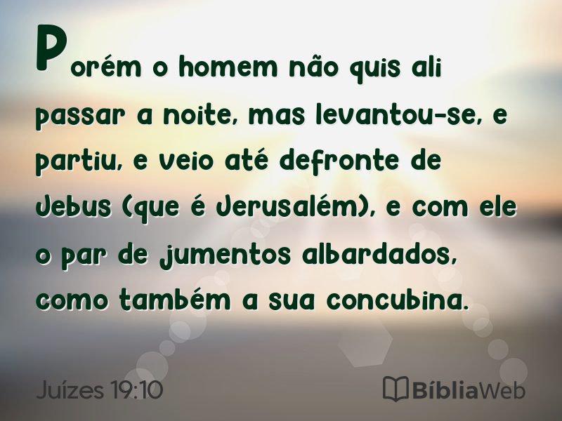 Juízes 19:10 em imagem para compartilhar