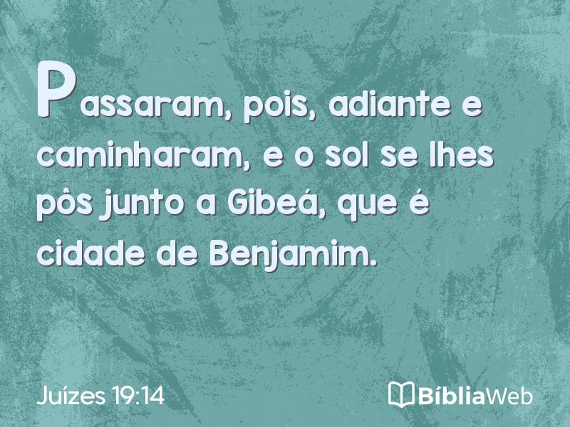 Juízes 19:14 em imagem para compartilhar