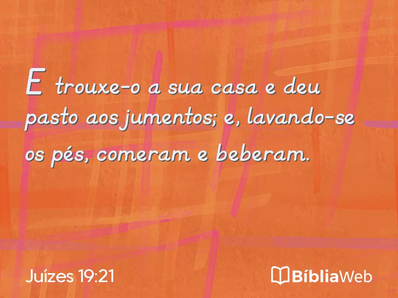 Juízes 19:21 em imagem para compartilhar