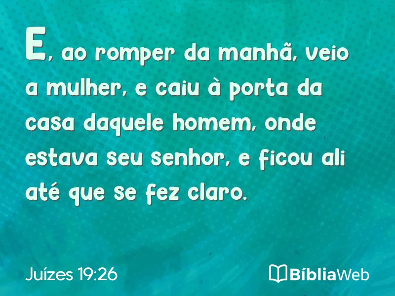 Juízes 19:26 em imagem para compartilhar