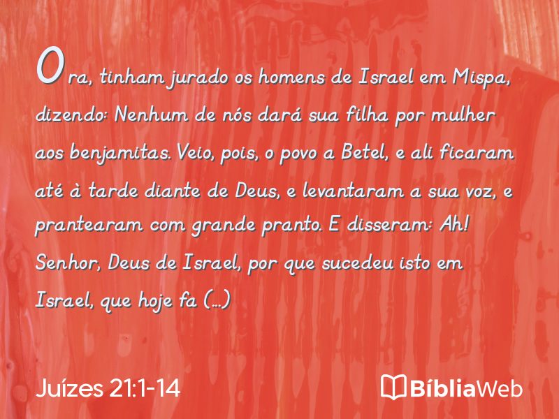 Juízes 21:1-14 em imagem para compartilhar