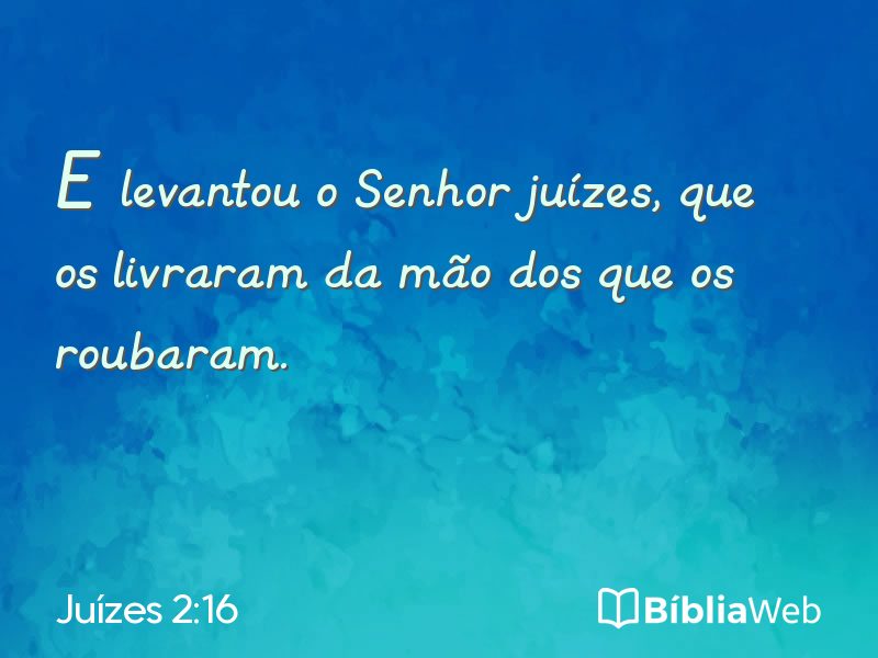 Juízes 2:16 em imagem para compartilhar