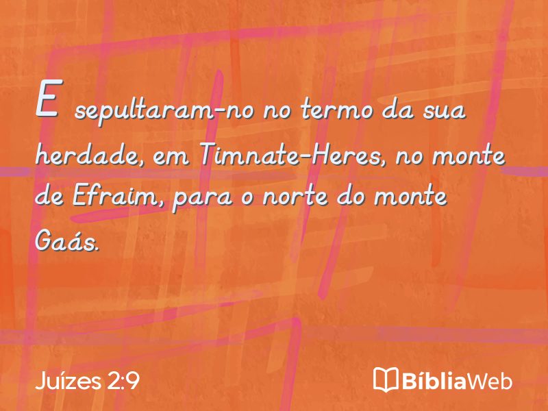 Juízes 2:9 em imagem para compartilhar