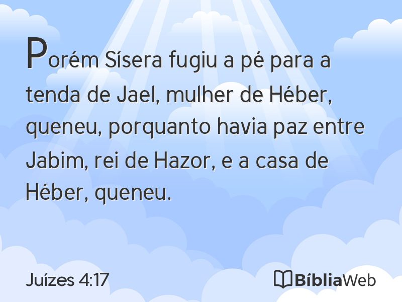 Juízes 4:17 em imagem para compartilhar