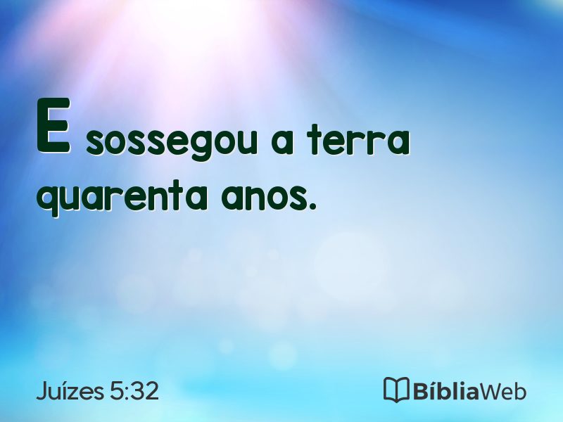 Juízes 5:32 em imagem para compartilhar