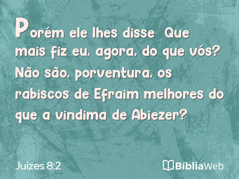 Juízes 8:2 em imagem para compartilhar