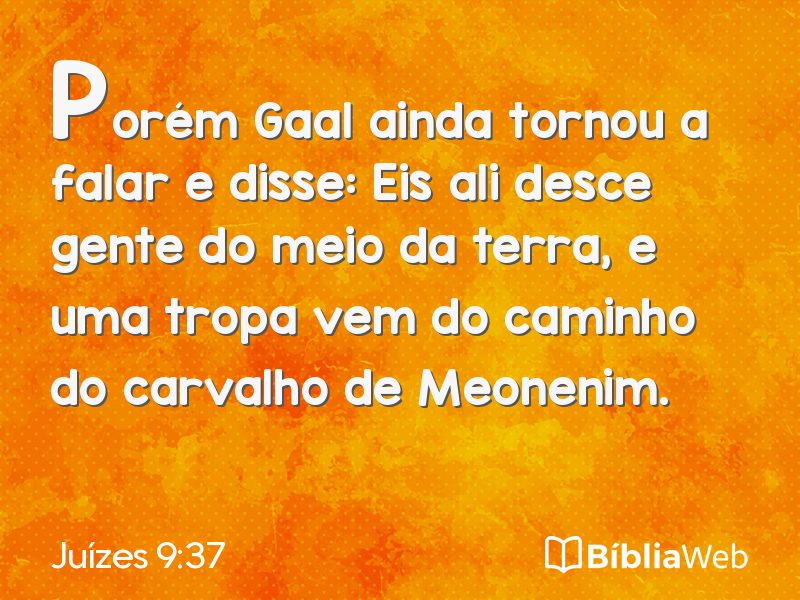 Juízes 9:37 em imagem para compartilhar