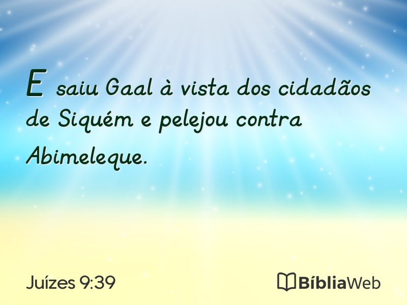 Juízes 9:39 em imagem para compartilhar