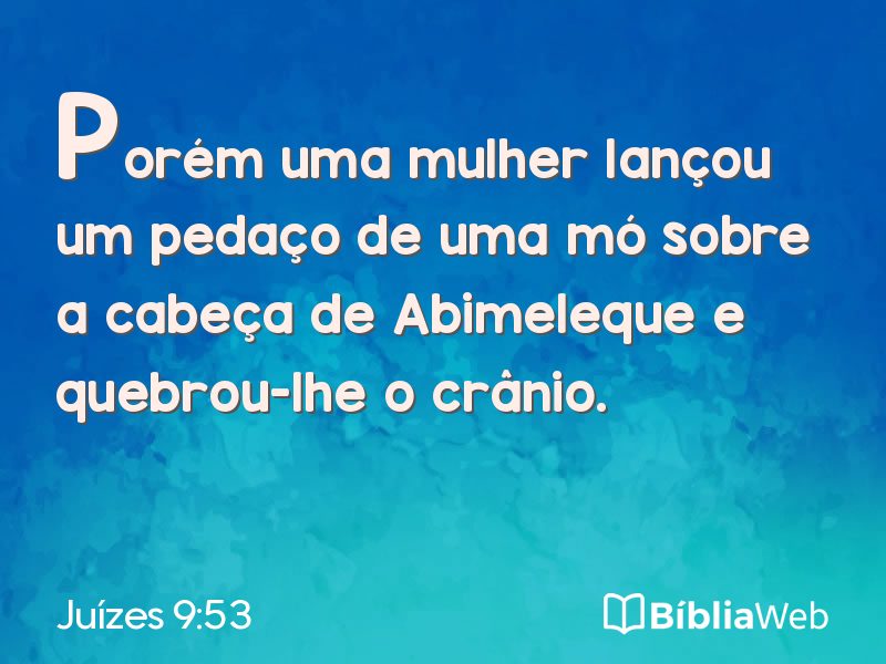 Juízes 9:53 em imagem para compartilhar