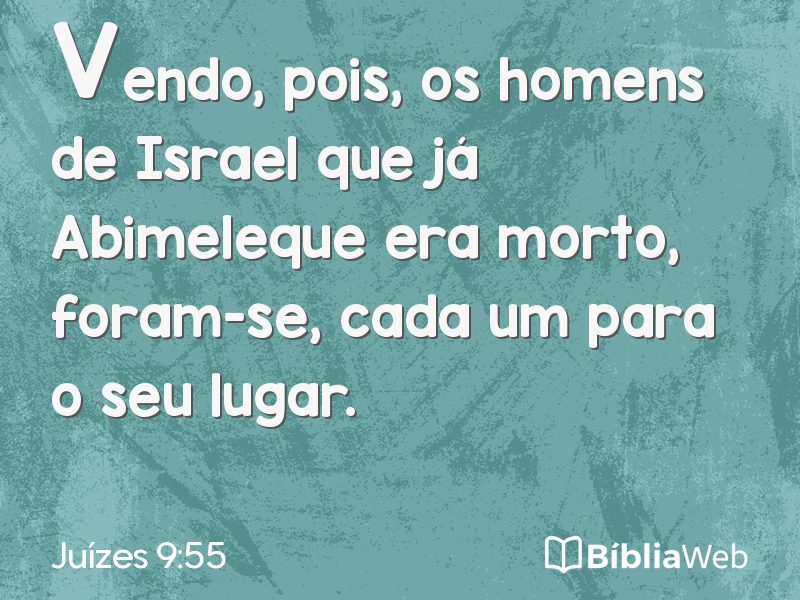 Juízes 9:55 em imagem para compartilhar