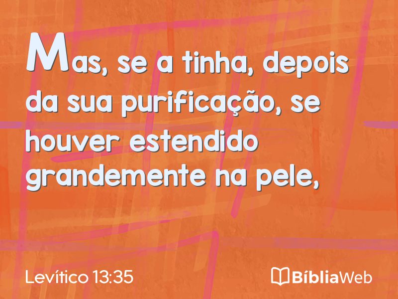 Levítico 13:35 em imagem para compartilhar