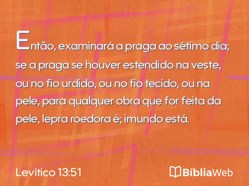Levítico 13:51 em imagem para compartilhar