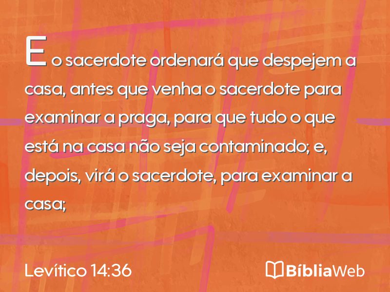 Levítico 14:36 em imagem para compartilhar