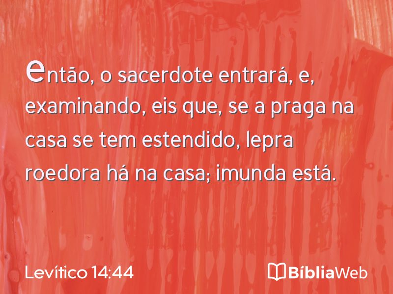 Levítico 14:44 em imagem para compartilhar
