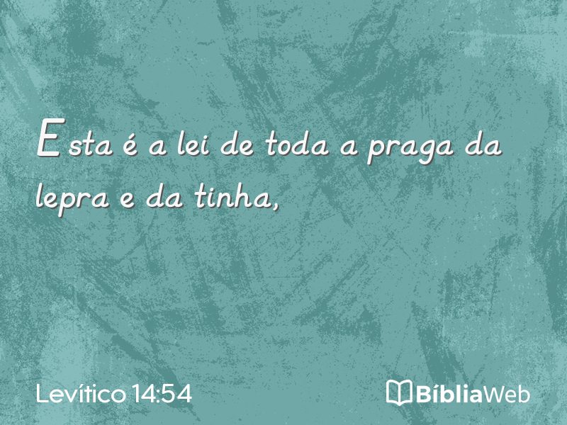 Levítico 14:54 em imagem para compartilhar