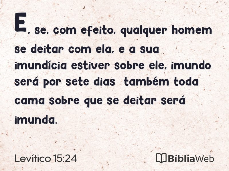Levítico 15:24 em imagem para compartilhar