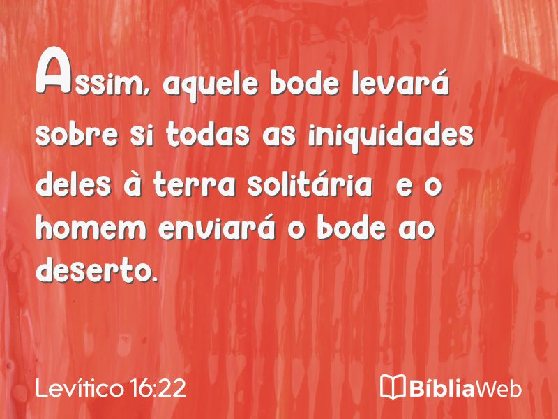 Levítico 16:22 em imagem para compartilhar
