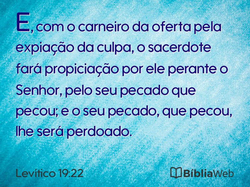 Levítico 19:22 em imagem para compartilhar