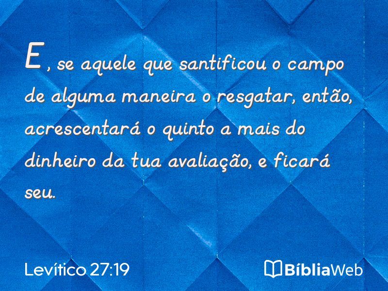 Levítico 27:19 em imagem para compartilhar