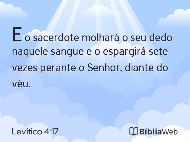 Levítico 4:17 em imagem para compartilhar