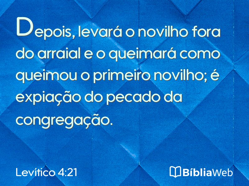 Levítico 4:21 em imagem para compartilhar