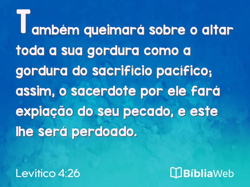 Levítico 4:26 em imagem para compartilhar