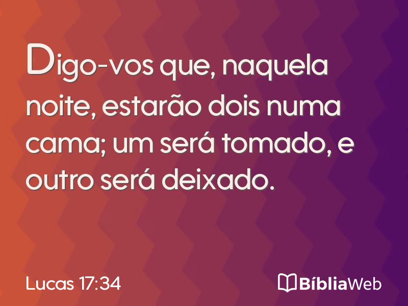 Lucas 17:34 em imagem para compartilhar