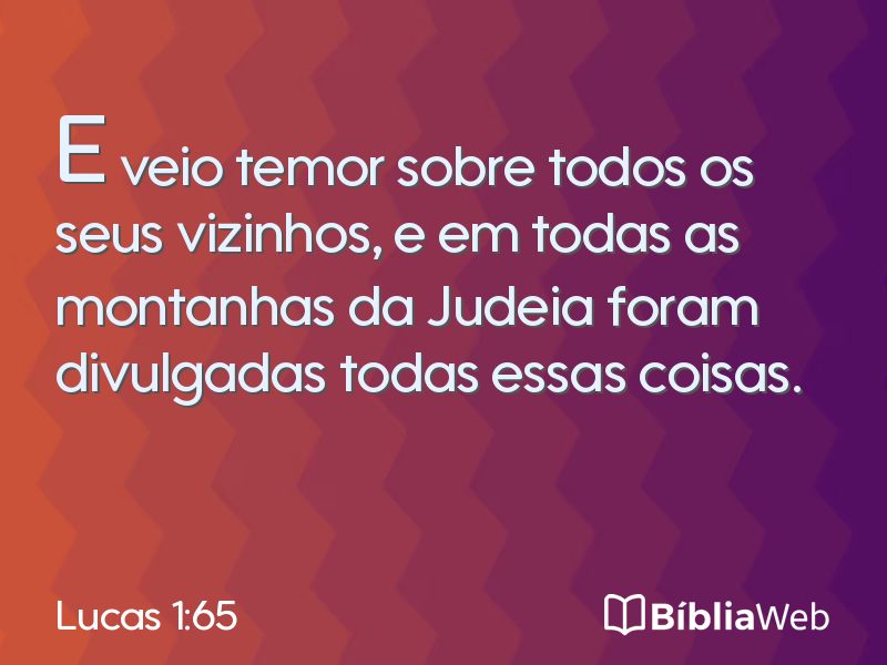 Lucas 1:65 em imagem para compartilhar