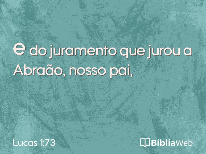 Lucas 1:73 em imagem para compartilhar