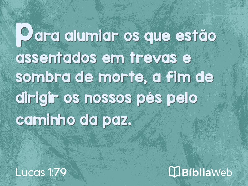 Lucas 1:79 em imagem para compartilhar