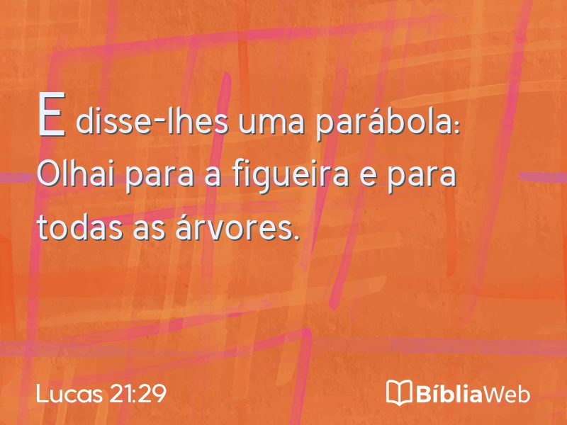Lucas 21:29 em imagem para compartilhar