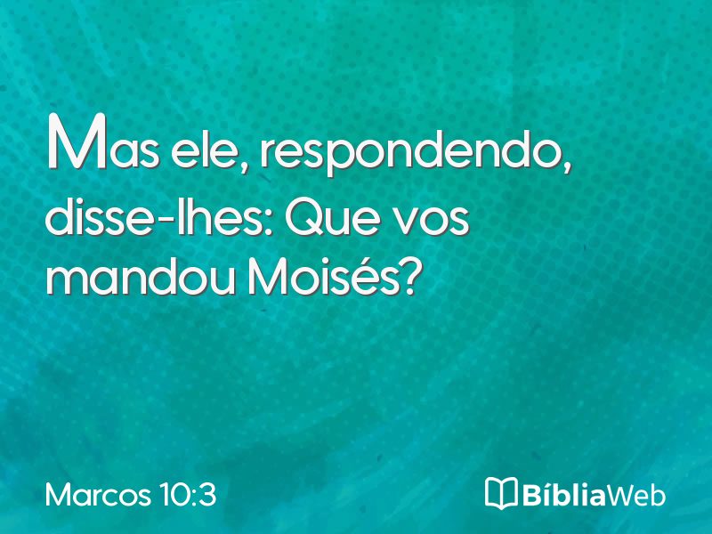 Marcos 10:3 em imagem para compartilhar