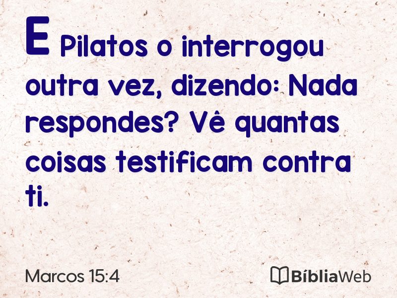 Marcos 15:4 em imagem para compartilhar