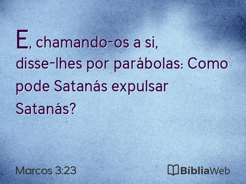 Marcos 3:23 em imagem para compartilhar