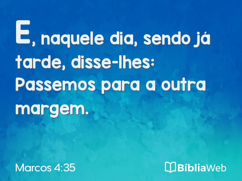Marcos 4:35 em imagem para compartilhar