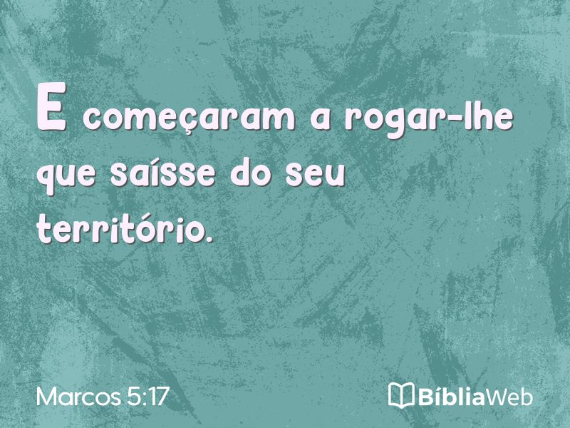 Marcos 5:17 em imagem para compartilhar
