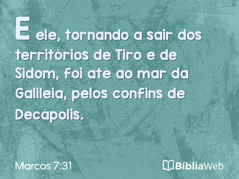 Marcos 7:31 em imagem para compartilhar