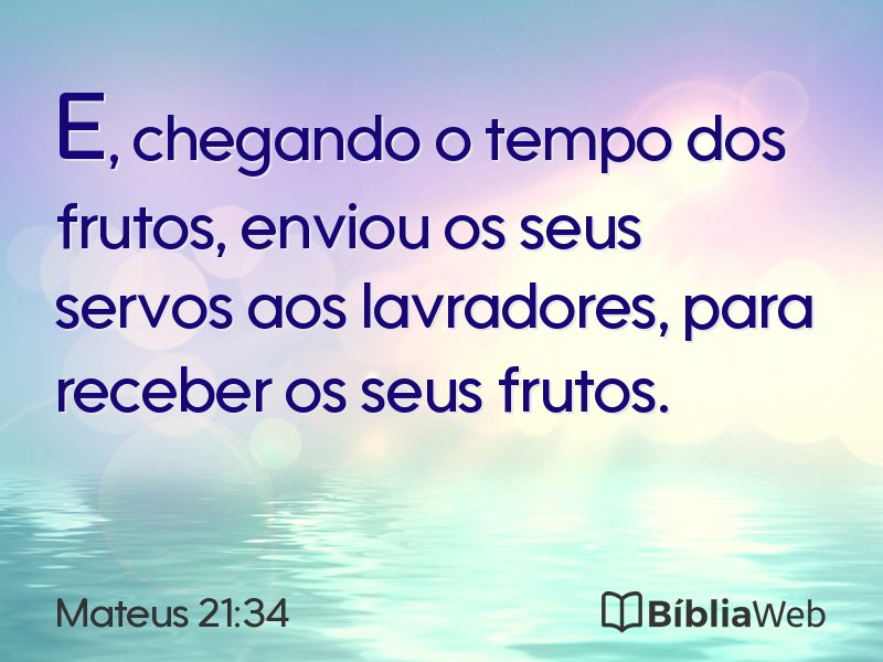 Mateus 21:34 em imagem para compartilhar