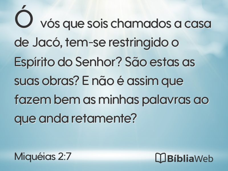 Miquéias 2:7 em imagem para compartilhar