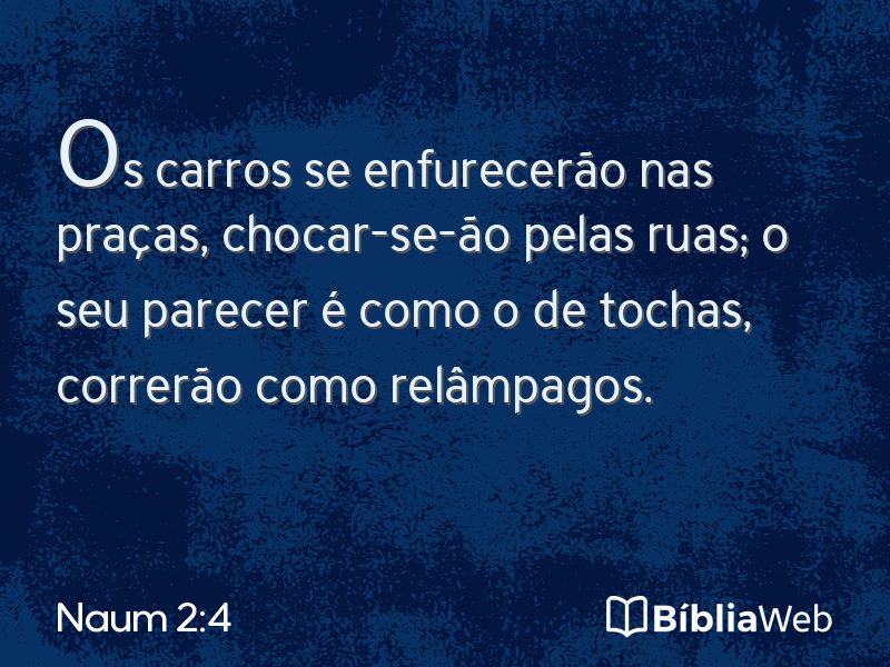 Naum 2:4 em imagem para compartilhar