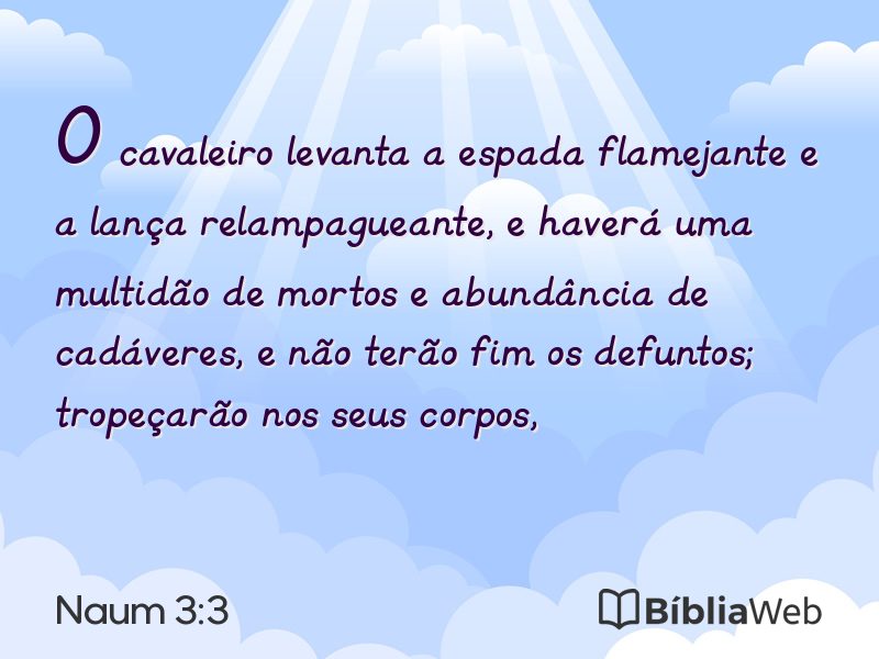 Naum 3:3 em imagem para compartilhar