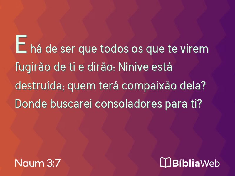 Naum 3:7 em imagem para compartilhar