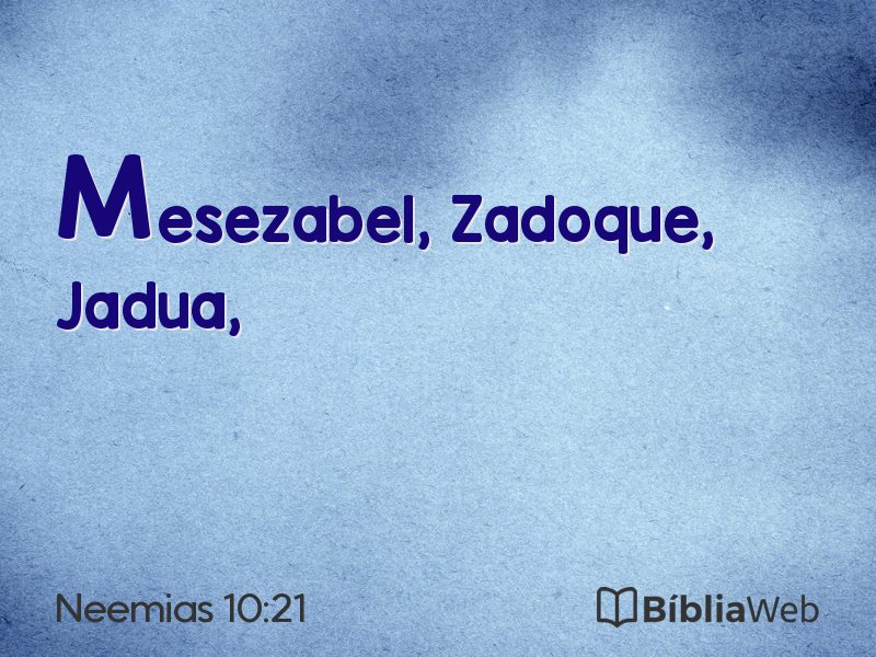 Neemias 10:21 em imagem para compartilhar