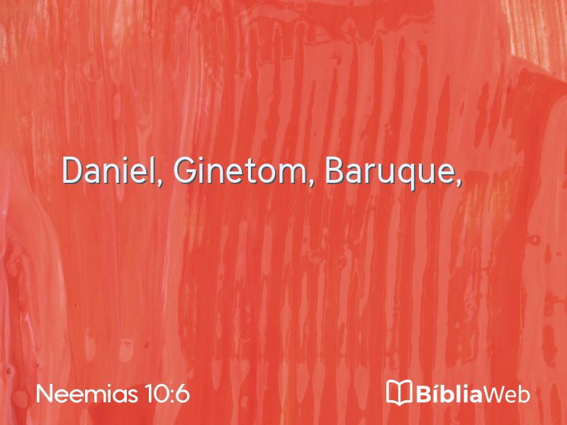 Neemias 10:6 em imagem para compartilhar
