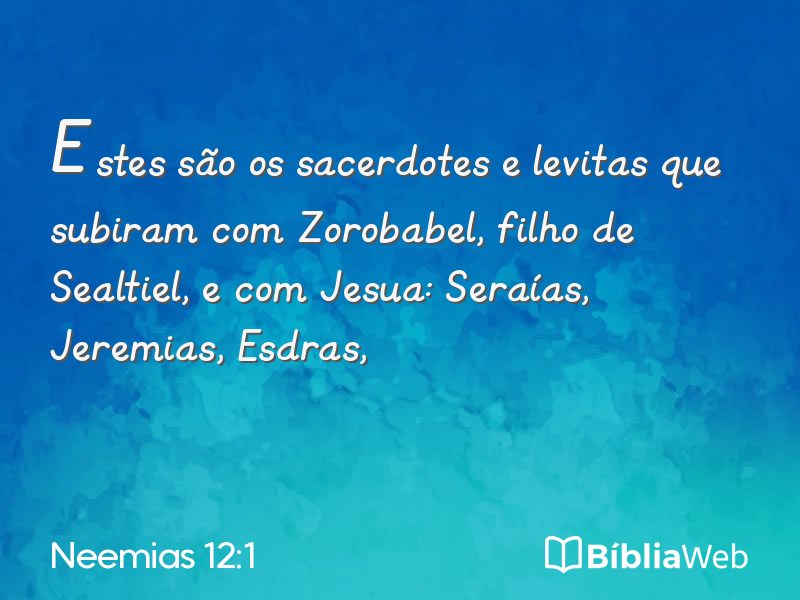 Neemias 12:1 em imagem para compartilhar