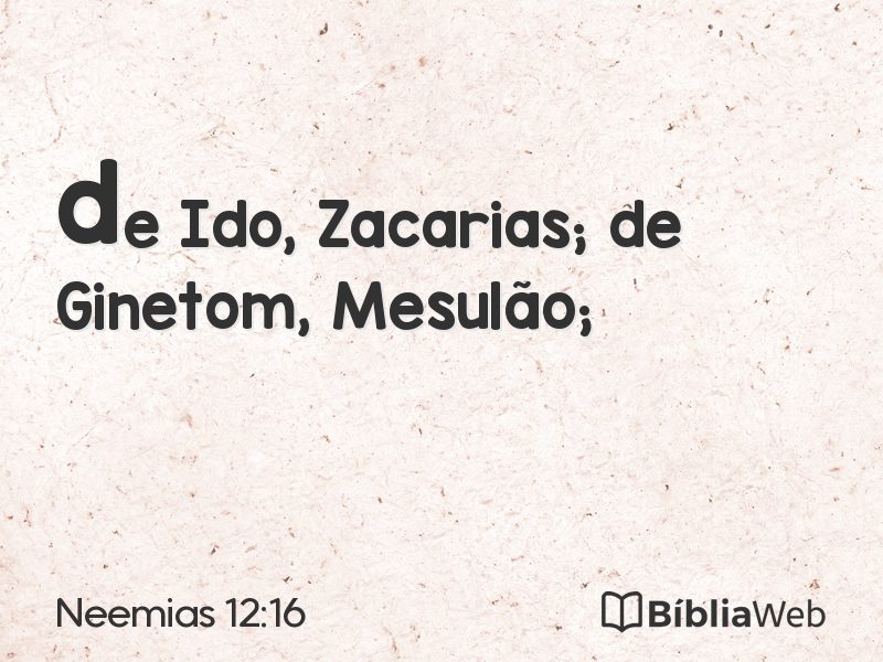 Neemias 12:16 em imagem para compartilhar